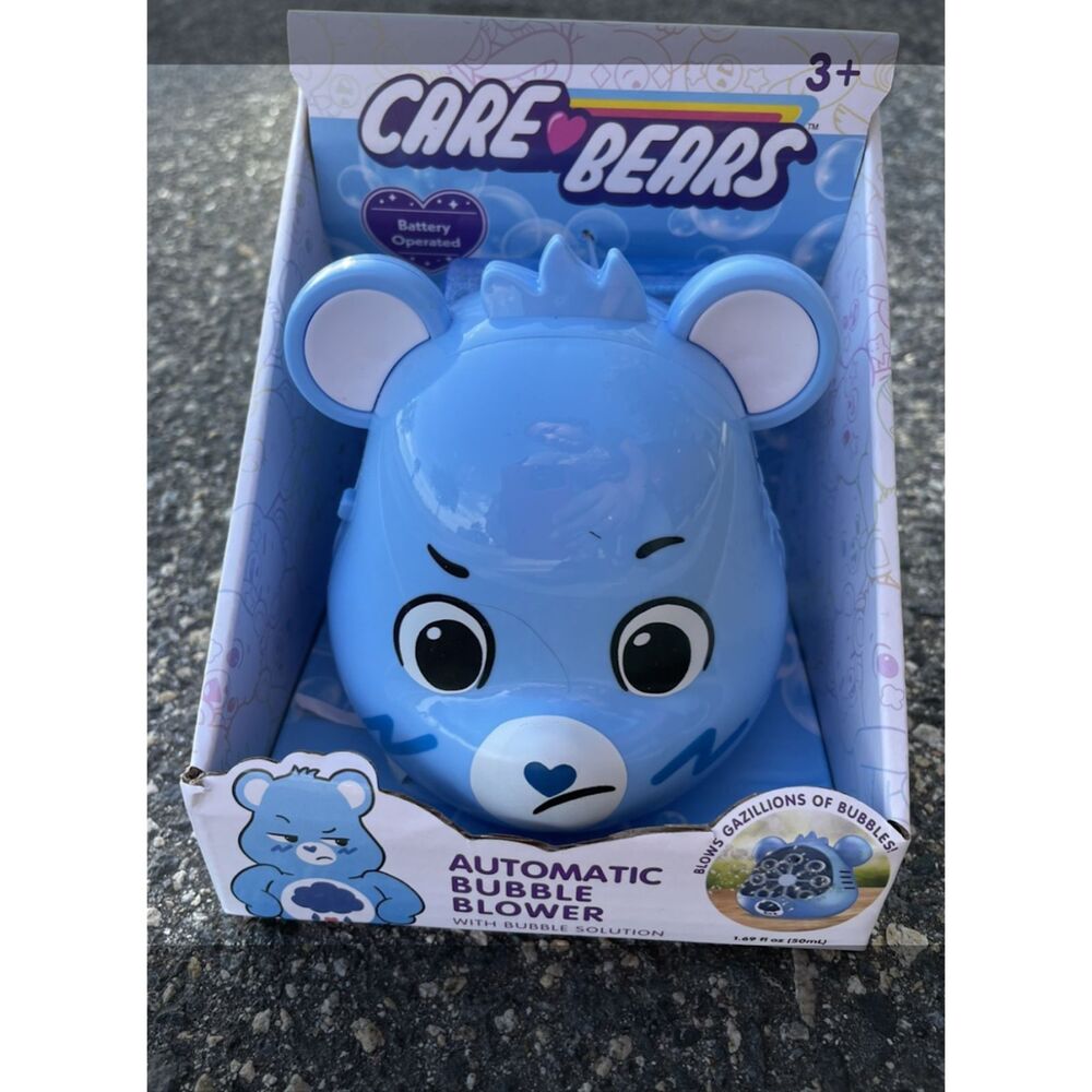 Care Bears Grumpy Bear Automatic Bubble Blower Includes Bubble Solution